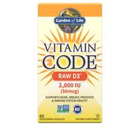Vitamin Code Raw D3, 2000 UI - 60 cápsulas