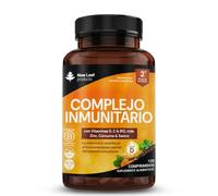 Vitamin D3 Immune Booster Complex - With Vitamins D,C, B12, Zinc, Turmeric & Elderberry - Immune Support - Made in the UK - Immunity Booster by New Leaf 120 Tablets