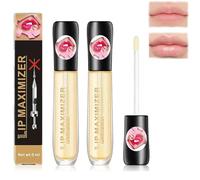 Vitamin E Lip Plumping Serum, Lip Plumping Serum Instant Lip Balm,Lip Hyaluronic Lip Plumper, Lip Plumping Serum Instant Lip Filler, for Moisturize, Dryness Wrinkles (2pcs)
