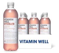 Vitamin Well Hydrate Rhubarb & Strawberry 12x500ml