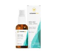 Vitamin360 D3 + K2 Oral Spray (30 ml, Sabor a menta)