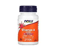 Vitamina A 10000 UI 100 Cápsulas Now Foods