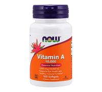 Vitamina A 10000 UI 100 cápsulas blandas Now Foods
