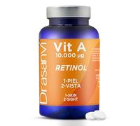 Vitamina A Retinol 10000mcg Drasanvi en 180 Comprimidos Vegano Natural
