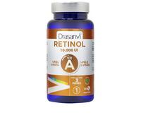 Drasanvi Vitamina A Retinol 10.000 UI | 90 Comprimidos | 3000 µg | Piel Luminosa y Visión Normal | Antioxidante y Renovación Celular | Complemento Alimenticio Vegano | 3 Meses de Suminsitro