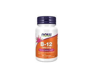 Vitamina B-12 Cianocobalamina 1000 mcg 100 Pastillas Now Foods