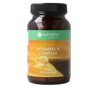 Vitamina B Complex | 100 Cápsulas | Naturitas Essentials | Complejo B | Con Colina e Inositol | Extractos vegetales para aportar energía y reducir la fatiga
