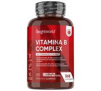 Vitamina B Complex 365 comprimidos - Con las 8 Vitaminas del grupo B y Vitamina C para la Energía, Metabolismo y Bienestar General