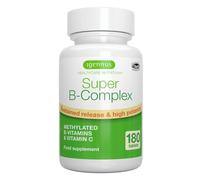 Vitamina B Complex- Complejo B con Vitaminas Metiladas de Alta Absorción, 180 Comprimidos Veganos, Vitamina C, Folato y B6, B1, B2, B3, B5, B7 y B12, de Igennus