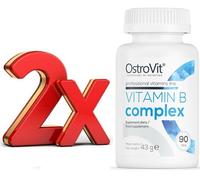VITAMINA B COMPLEX OSTROVIT 2x90 tabs, energia diaria Envio Gratis
