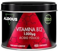 Aldous Bio Vitamina B12 Con Ácido Fólico , 400 comprimidos
