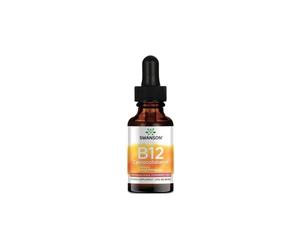 Vitamina B12 Cianocobalamina 1000 mcg - Fresa 59 ml Líquido Swanson Health Products