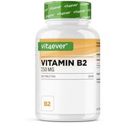Vitamina B2 (Riboflavina) - 250 mg - 365 Comprimidos - Alta Dosis - Sin Aditivos Indeseados - Vegano