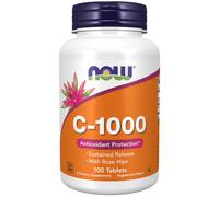 Vitamina C-1000 Liberación Sostenida 100 Tabletas De Now Foods