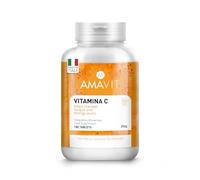 Vitamina C 1000 mg Pura y Natural Altamente Concentrada [Vegan] Vitamin C para la Cara y Sistema Inmunológico - Vitaminas para el Cansancio - Vit C 180 Comprimidos sin Gluten/Lactosa