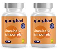 Vitamina C 1000mg - 365 cápsulas - Suave para el estómago y sin ácido - Refuerza el sistema inmunitario y el metabolismo energético - Probado en laboratorio (Paquete de 2)