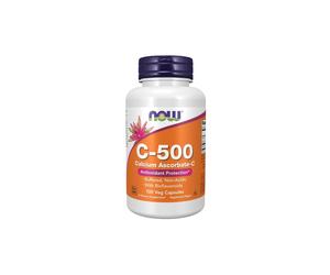 Vitamina C-500 Ascorbato cálcico-C 100 cápsulas vegetales Now Foods