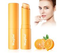 Vitamina C Bálsamo Labial Set, Hydrating Lip Balm, Cuidado De Los Labios, Contiene extracto de naranja, Hidratar los Balsamo Labios para agrietados y secos, 2pcs