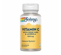Vitamina C Con Escaramujo Y Acerola 100 Caps 500 Mg
