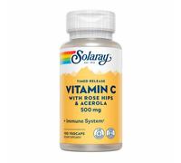 Vitamina C Con Escaramujo Y Acerola 100 Caps 500 Mg