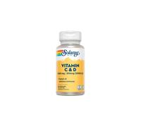 Vitamina C & D Solaray 60 cápsulas vegetales - 1000 mg / 2000 UI