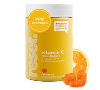 Vitamina C Gominolas - Ayuda a tu sistema inmunológico - Reduce Cansancio y Fatiga - Vitamina C Niños & Adultos - Vegano - Sin Azúcar - Sin Gluten - Sabores Naturales - 2 meses - Reset.