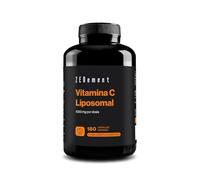 Vitamina C Liposomal 1000 mg, 180 Cápsulas - Suministro 3 Meses de Vitamina C Pura - Contribuye al Funcionamiento Normal del Sistema Inmunológico - Vegano - Zenement