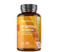 Vitamina C Liposomal 1000mg - 180 Cápsulas con Rosa Mosqueta - La Vitamina C Contribuye al Funcionamiento Normal del Sistema Inmunitario (EFSA) - Suplemento Vitamínico para 3 Meses, Vegano y Sin OGM