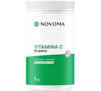 Vitamina C Pura en Polvo 1 kg | 100% Ácido L-Ascórbico | Polvo Ultra Fino | Mejora el Sistema Inmunológico | Envasado en Francia | Cuchara Medidora Incluida | NOVOMA (ex Nutrivita)