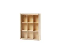 Vitamina - CC HOBBY - 9 Compartimentos - Plexiglás - Tapa Deslizante - 3,5x5 cm