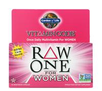 Garden Of Life Vitamin Code Raw One Una Vez Al Día Multivitamínico para Mujeres 75 Cápsulas 150 g