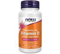 Now Foods Vitamin D 1000 IU Vegetarian, Dry (120 Veg Cápsula)