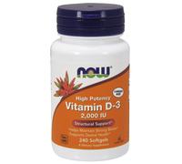 Vitamina D-3, 2000 UI - 240 cápsulas blandas