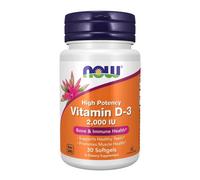 Now Foods Vitamin D-3 2000 IU 30 Perlas