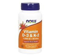 Vitamina d3 + vitamina k2 1000ui/45mcg - 120 veg caps