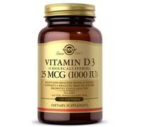 Vitamina D3 1000 UI 100 cápsulas blandas Solgar