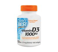 Vitamina D3, 1000 UI - 180 cápsulas blandas