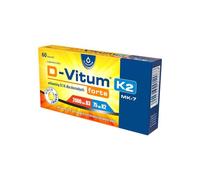 Vitamina D3 2000 UI y K2 MK-7 D-Vitum Forte Oleofarm (60 cápsulas)