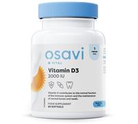 Vitamina D3, 2000IU - 60 cápsulas blandas