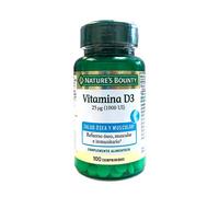 Natures Bounty VITAMINA D3 25 Mcg (1000UI) 100 Tabs