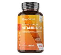 Vitamina D3 4000 UI · 400 Comprimidos · Más de 1 Año · Huesos Dientes Músculos e Inmunidad