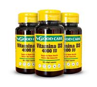 Vitamina D3 4000 UI Pack 3 x 100 Comprimidos - Good Care
