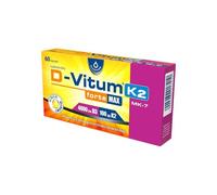 Vitamina D3 4000 UI y K2 MK-7 D-Vitum Forte Max Oleofarm (60 cápsulas)