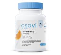 Vitamina D3, 4000IU - 60 cápsulas blandas