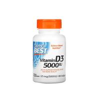 Vitamina D3, 5000 UI - 180 cápsulas blandas