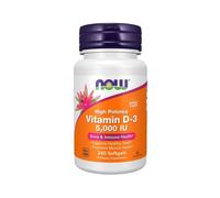 Now Foods Vitamina D3 5000 UI - 240 Cápsulas blandas