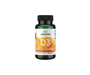 Vitamina D3 5000 UI 250 cápsulas blandas Swanson Health Products