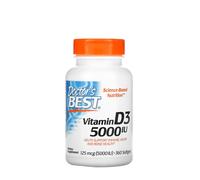 Vitamina D3, 5000 UI - 360 cápsulas blandas