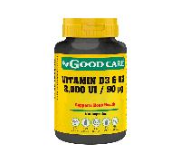 Vitamina D3 + K2 2000 UI 120 Cápsulas Good Care