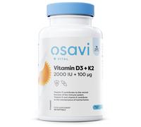 Vitamina D3 + K2, 2000IU - 120 cápsulas blandas